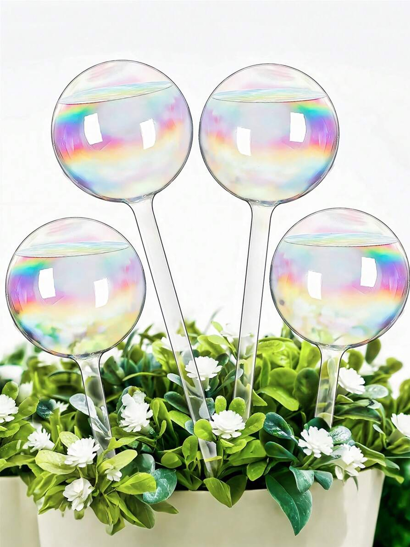 Smart Garden Sprinkler - 1/2/4pcs Rainbow Gradient Automatic Watering Sprinkler,