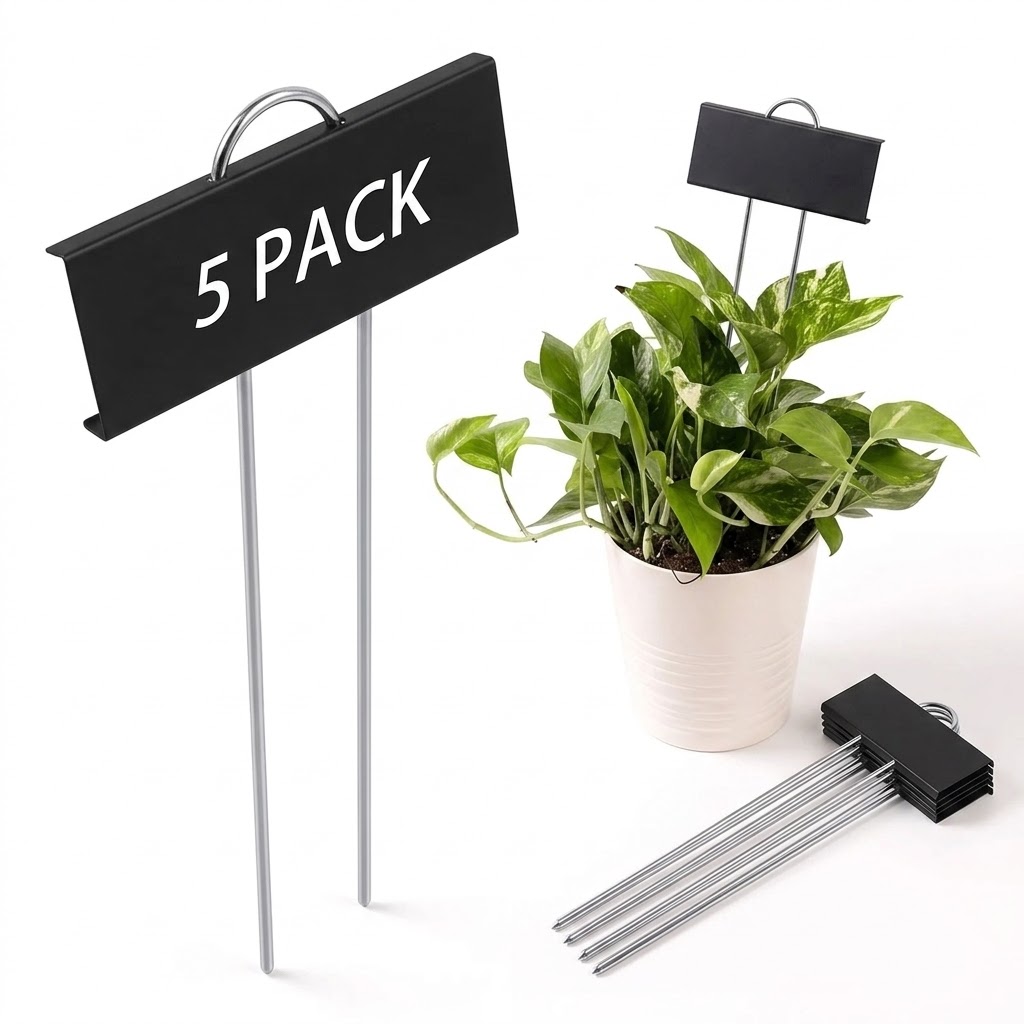 Garden Journal Planner - Waterproof 5PCS T Type Metal Plant