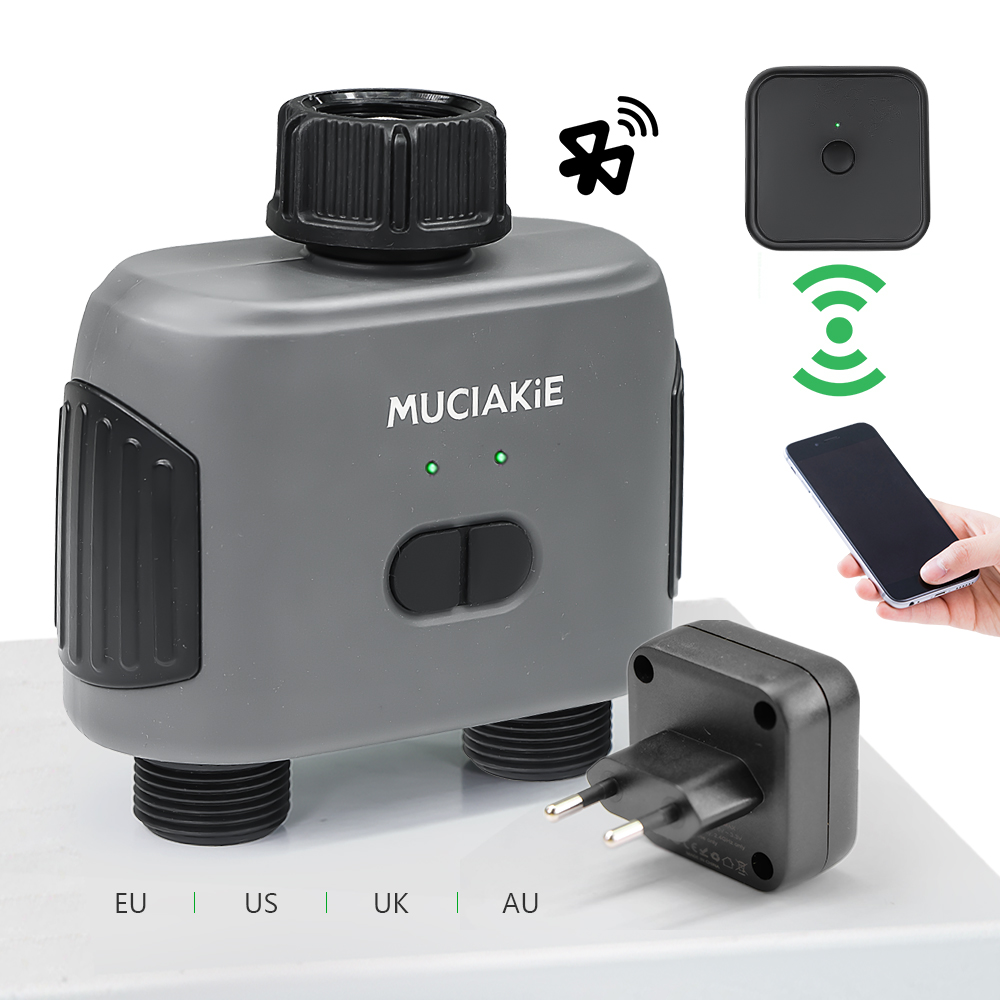 Smart Garden Uk - Wifi/Bluetooth-Compatibility 2-Way Smart Watering Timer with