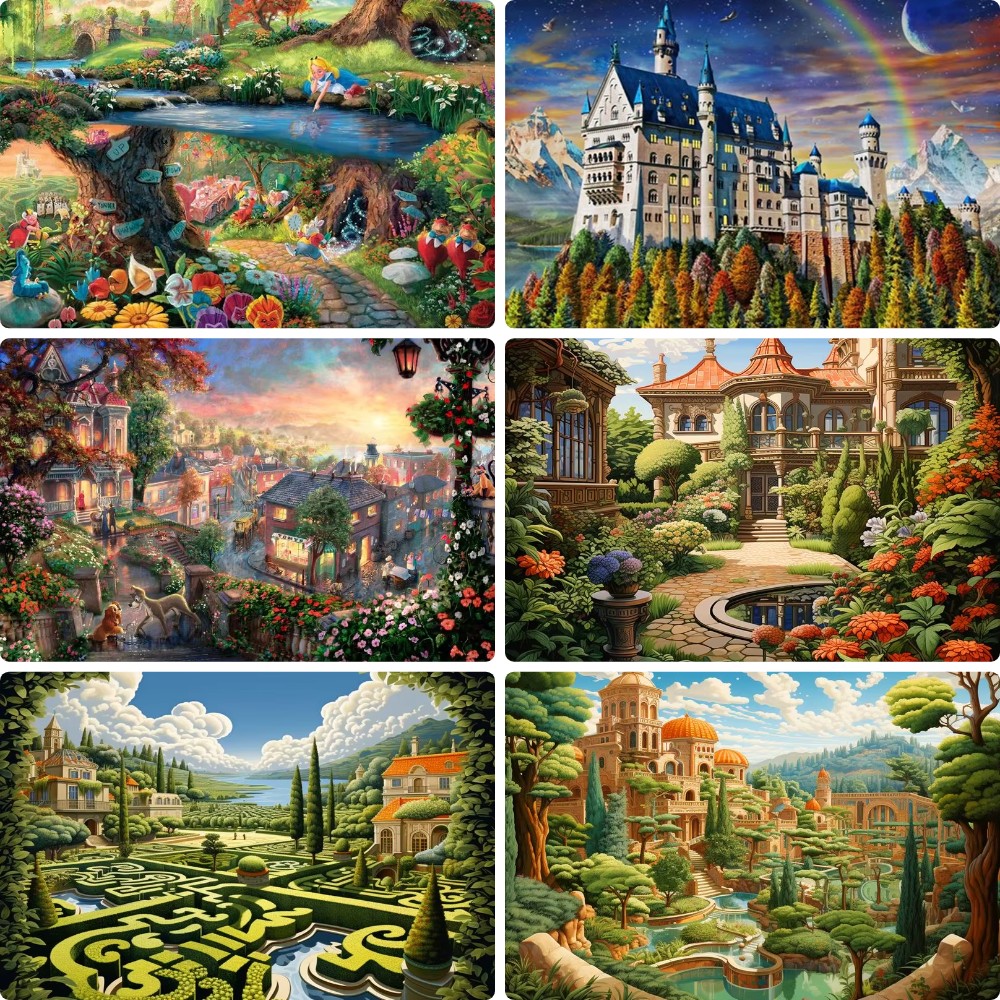 Smart Garden Diy - DIY Fairy Tale Fantasy Town Diamond