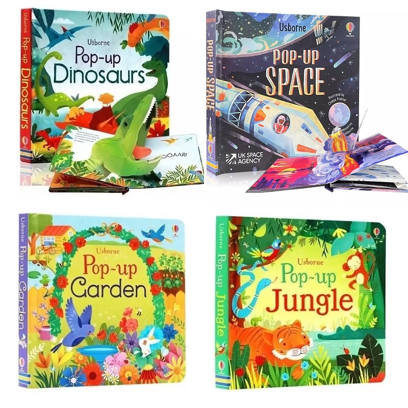 Garden Journal Planner - Usborne Pop Up Dinosaurs/Jungle/Garden 3D Flap