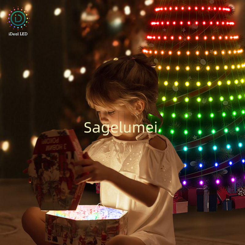 Smart Garden Uk - RGBIC 400LEDs Christmas Lights Holiday String