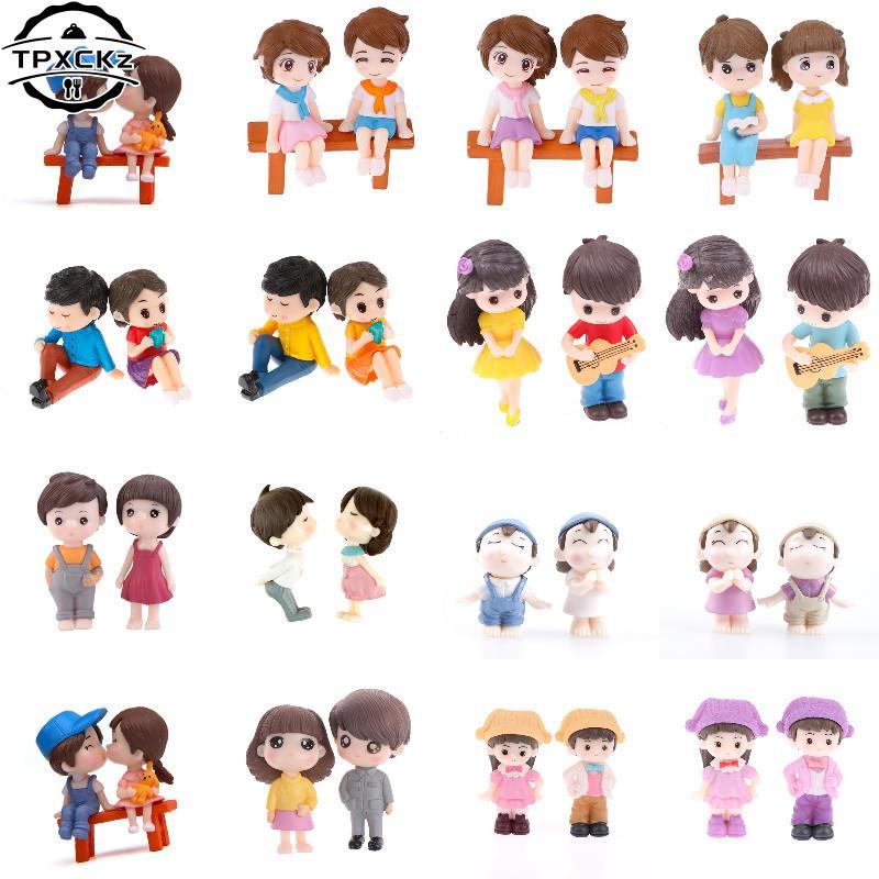 Smart Garden Diy - 2pcs/3pcs DIY Mini Stool Couples Dolls