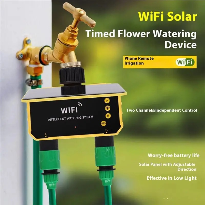 1/2 Outlets WIFI Solar Irrigat - Smart Garden Nursery 评论和价格