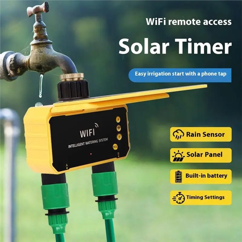 1/2 Outlets WIFI Solar Irrigat - Smart Garden Nursery 评论和价格