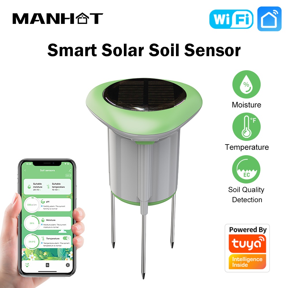MANHOT WiFi Smart Solar Soil S - Smart Garden Usa 评论和价格