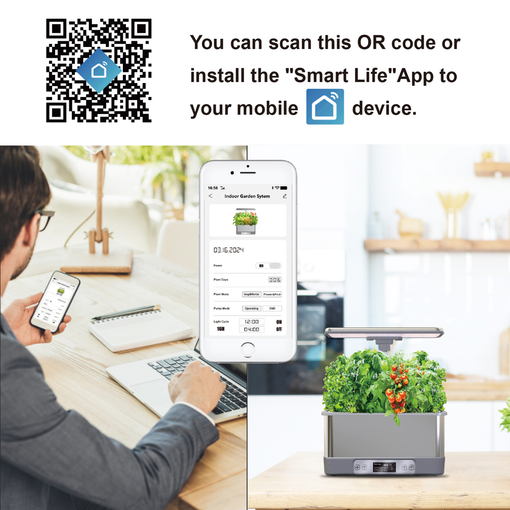 Tuya WiFi Indoor Garden Hydopo - Smart Garden Nursery 评论和价格