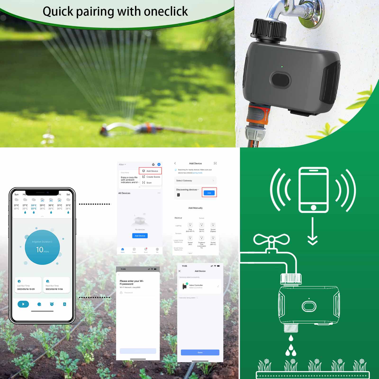 INSOMA automatic plant irrigat - Smart Garden Devices 评论和价格