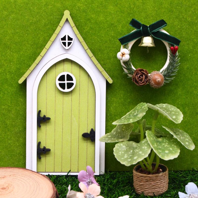 Dollhouse Mini Wooden Fairy Ta - Smart Garden Diy 评论和价格