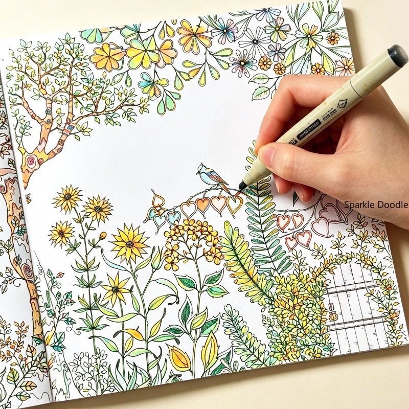 An Adult Meditation Decompress - Garden Journal Planner 评论和价格