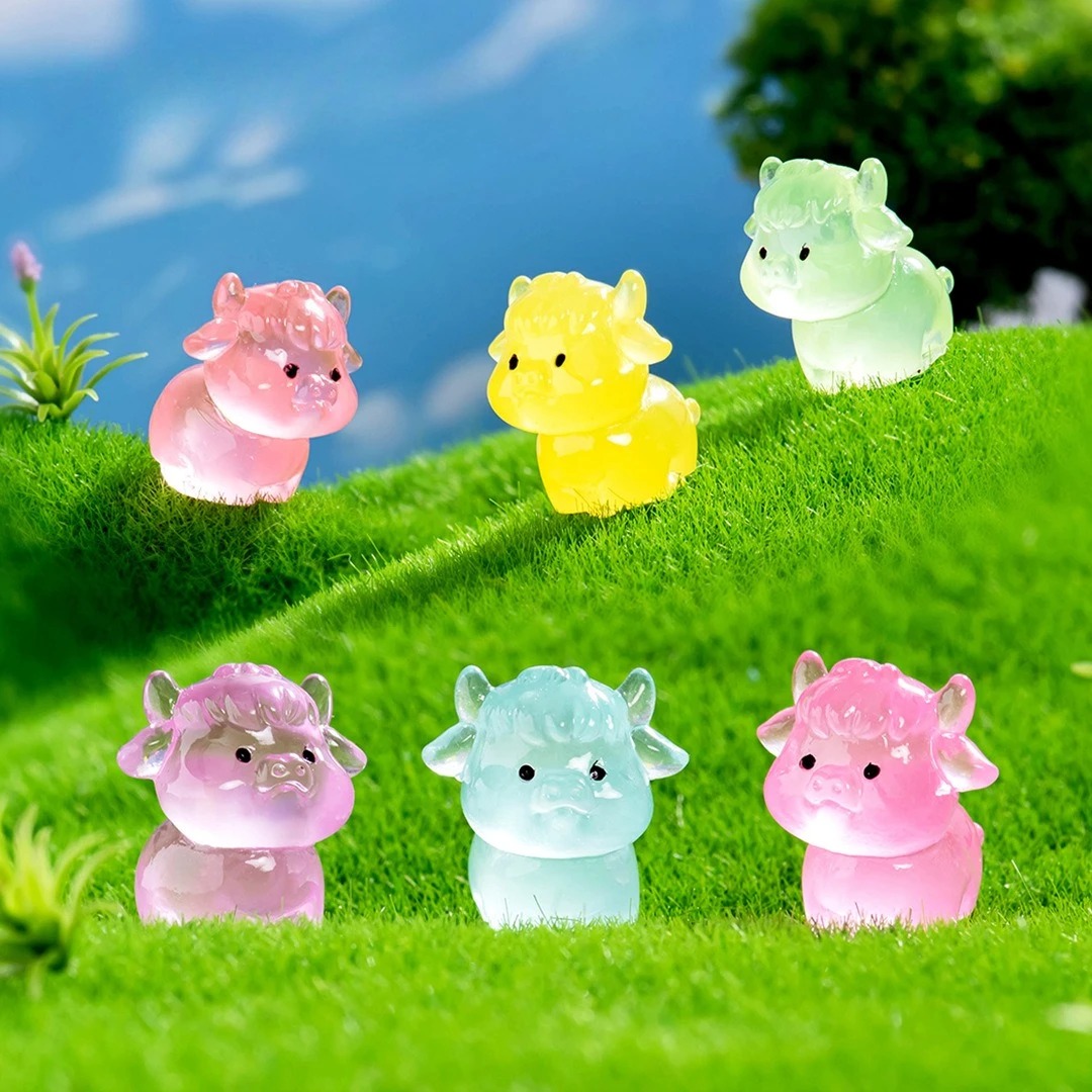 6pcs Luminous Mini Yak Tiny Re - Smart Garden Diy 评论和价格