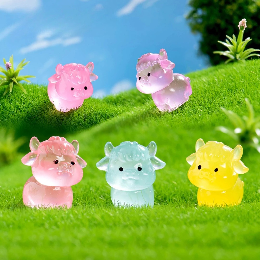 6pcs Luminous Mini Yak Tiny Re - Smart Garden Diy 评论和价格