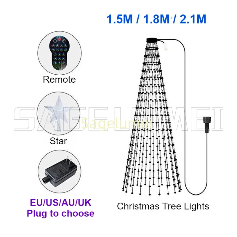 RGBIC 400LEDs Christmas Lights - Smart Garden Uk 评论和价格