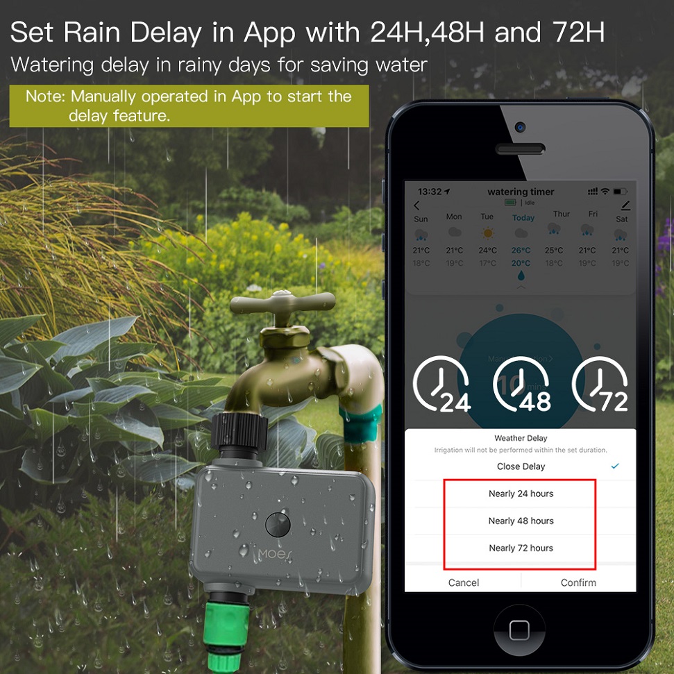 BLuetooth Valve Garden Waterin - Smart Garden Nursery 评论和价格
