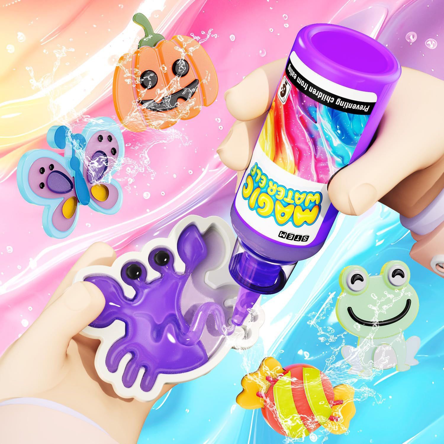 Magic Gel Water Beads Toy: 12- - Smart Garden Diy 评论和价格