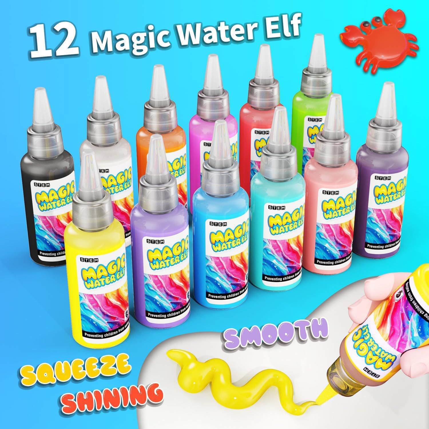 Magic Gel Water Beads Toy: 12- - Smart Garden Diy 评论和价格