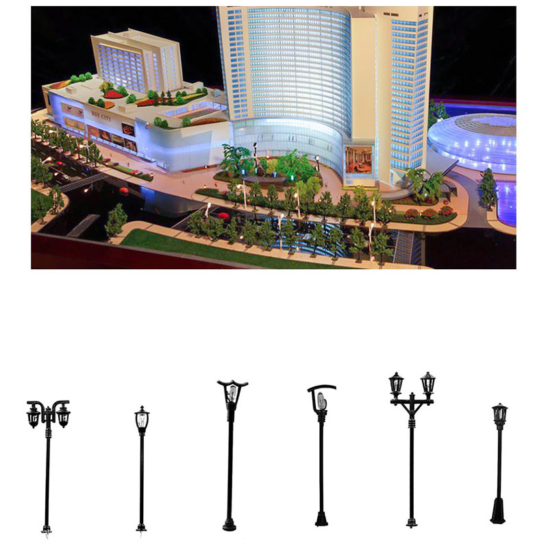 4Pcs Miniatures Road Light Mic - Smart Garden Diy 评论和价格
