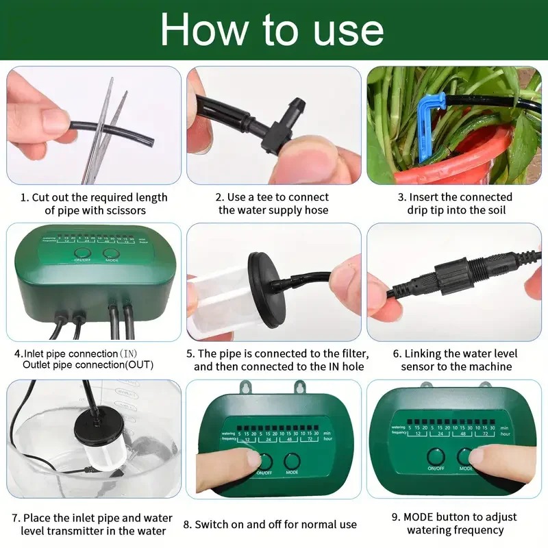 Solar Intelligent Irrigation K - Smart Garden Watering 评论和价格