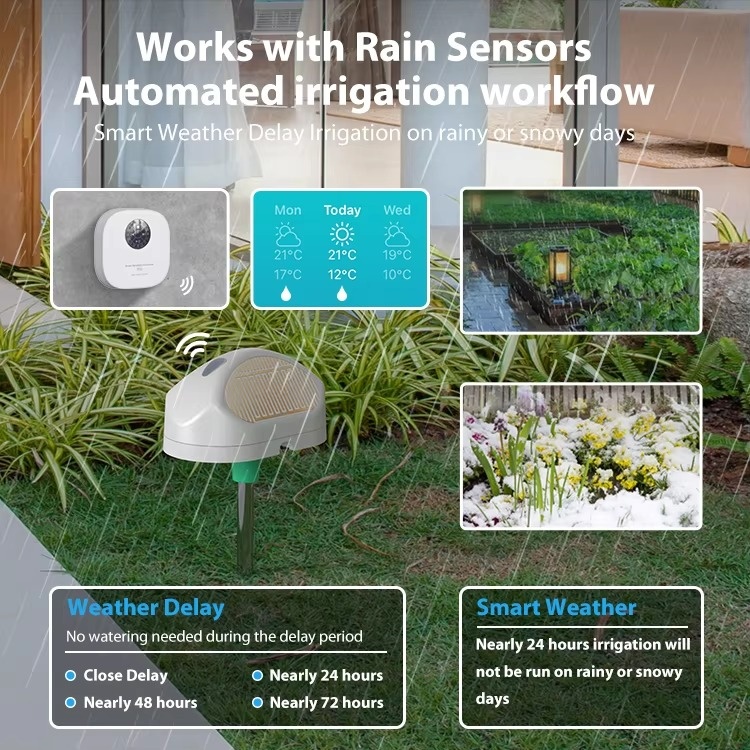 Tuya WiFi Smart Sprinkler Cont - Smart Garden Sprinkler 评论和价格