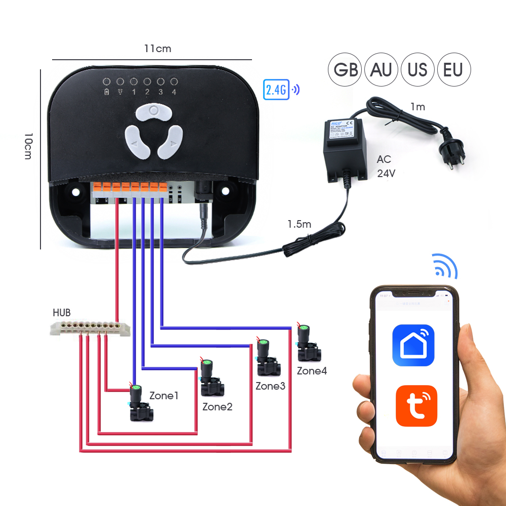 Garden Hose Solenoid Valve Con - Smart Garden Nursery 评论和价格